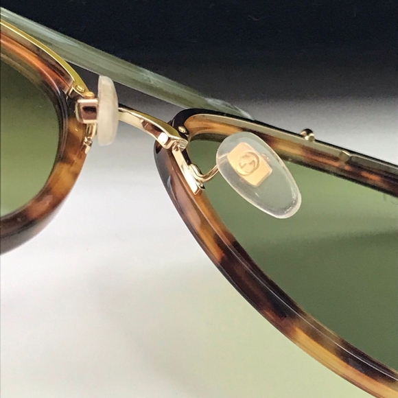New Authentic Gucci Aviator Sunglasses Tortoise GG0672S Havana - Picture 9 of 16